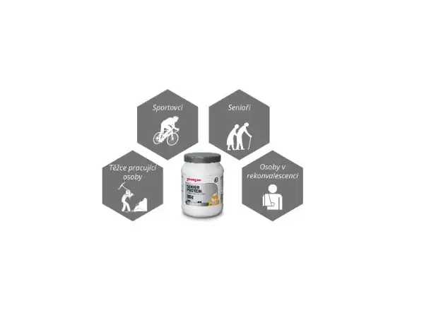 Sponser Senior Protein Drink mit Kollagen Schokolade 455 g