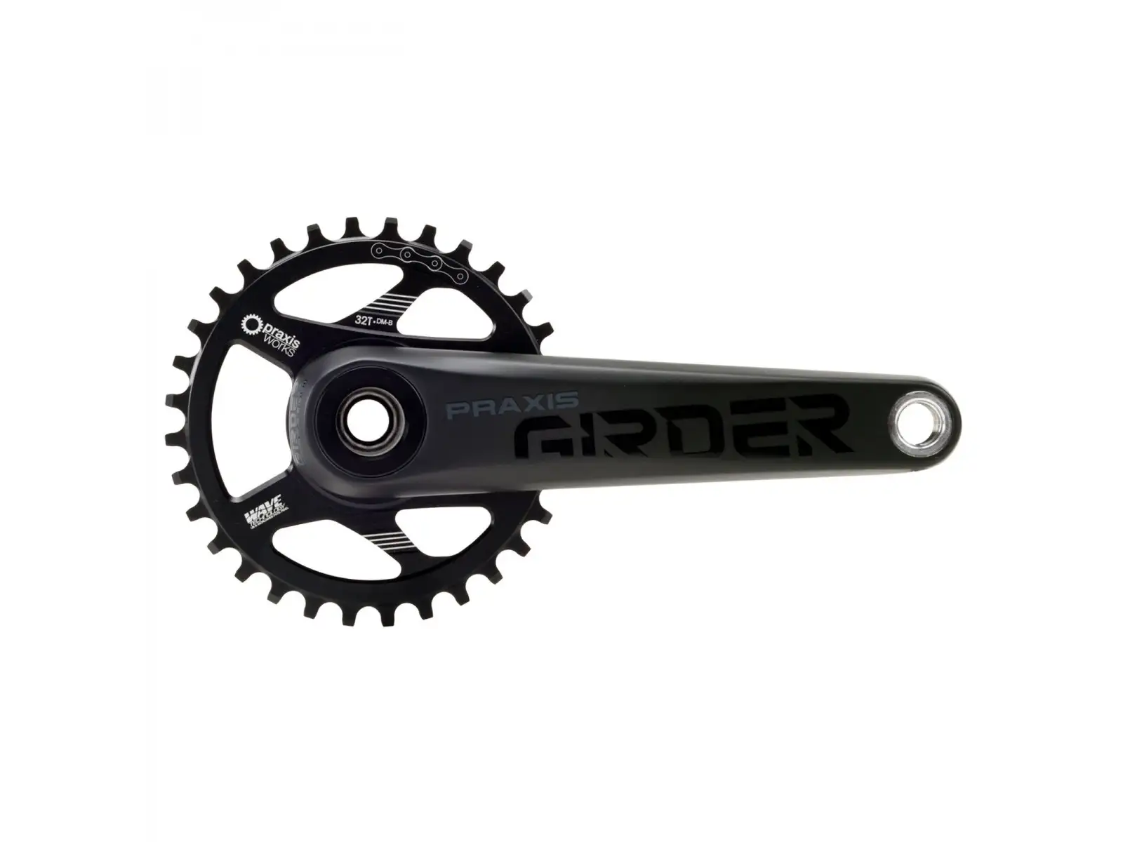 Praxis Works G2 Girder Carbon HD M30 Kurbeln ohne Kettenblatt 165 mm.