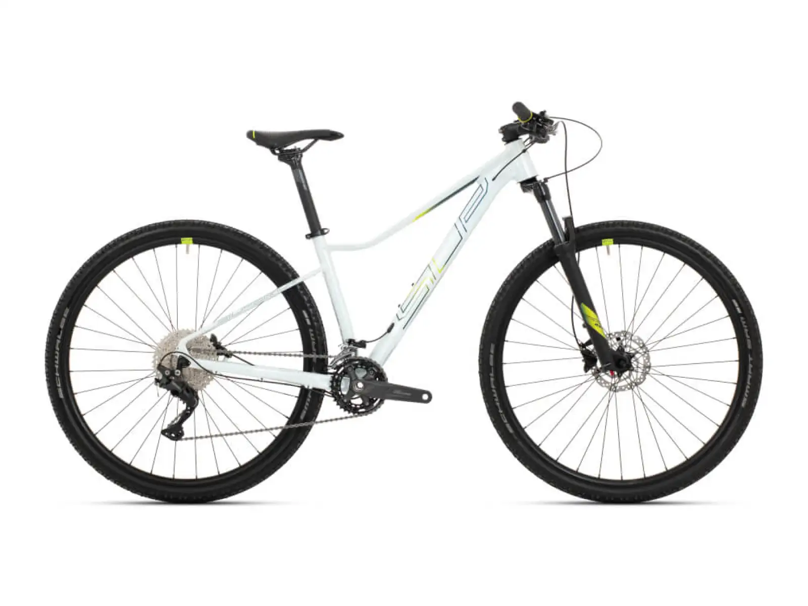 Superior XC 889 W Glanz Weiß/Blau/Limette Mountainbike