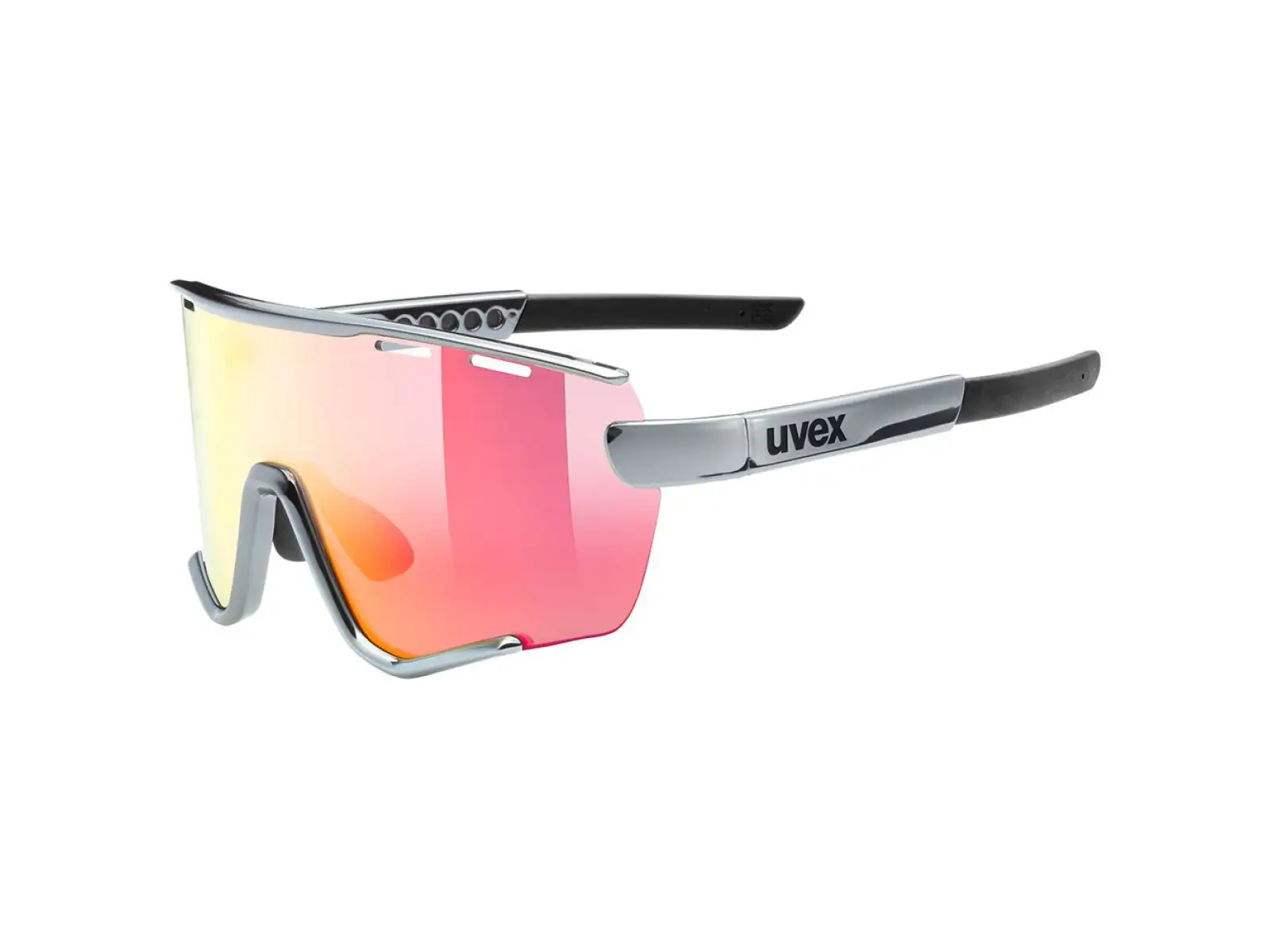 Uvex Sportstyle 236 Brillen-Set Silicium / Mirror Red