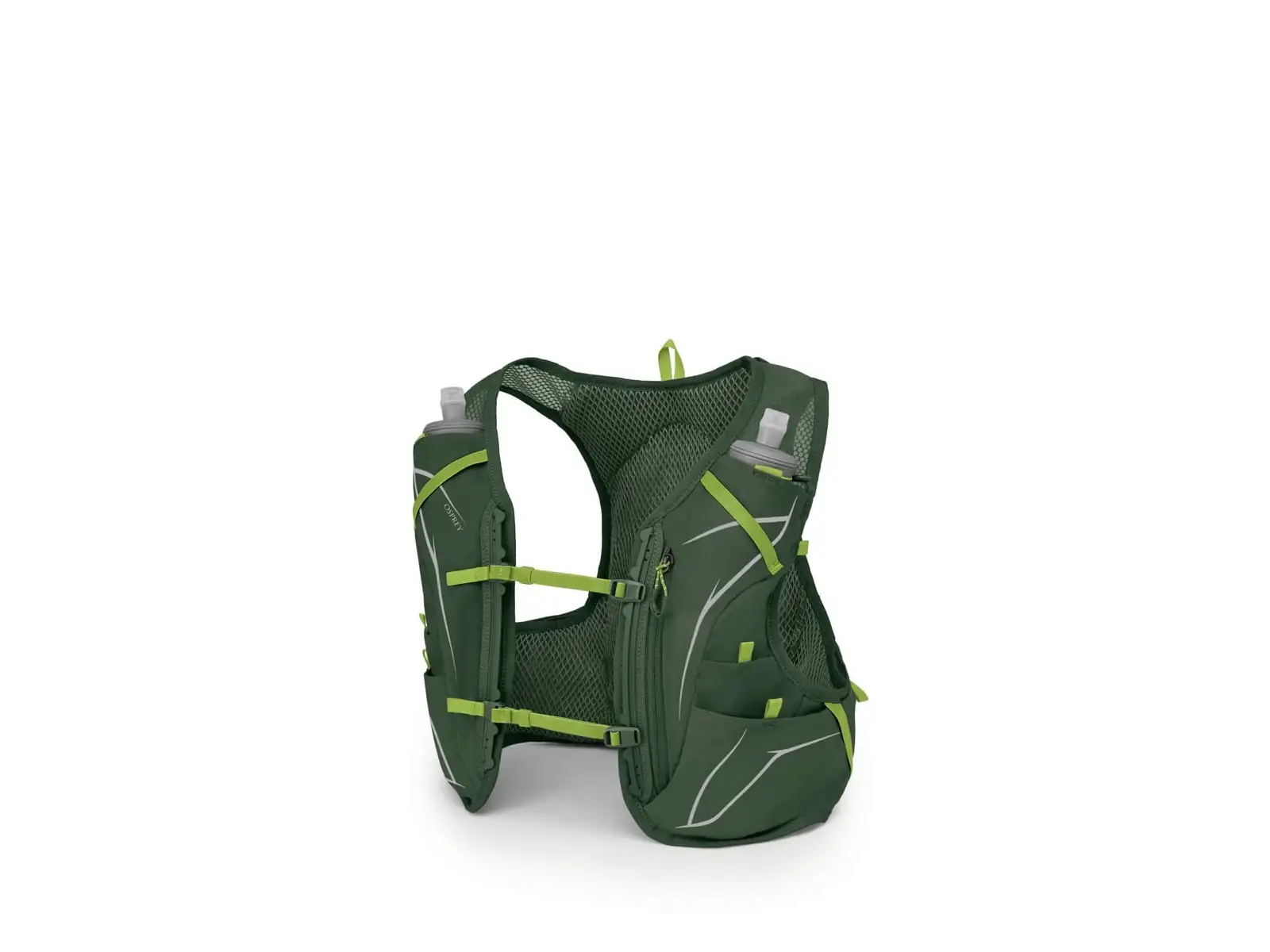 Osprey Duro 6 Laufweste 6 l + 2x Flasche Hydraulics 0,5 l Seegrasgrün/Limonade