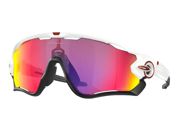 Oakley Sonnenbrille – Jawbreaker Polished White/Prizm Road