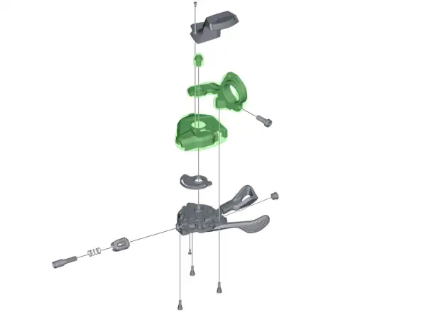 Shimano XT SL-M8000 Ersatzklemme für Schaltgriff mit Ganganzeige Rechts