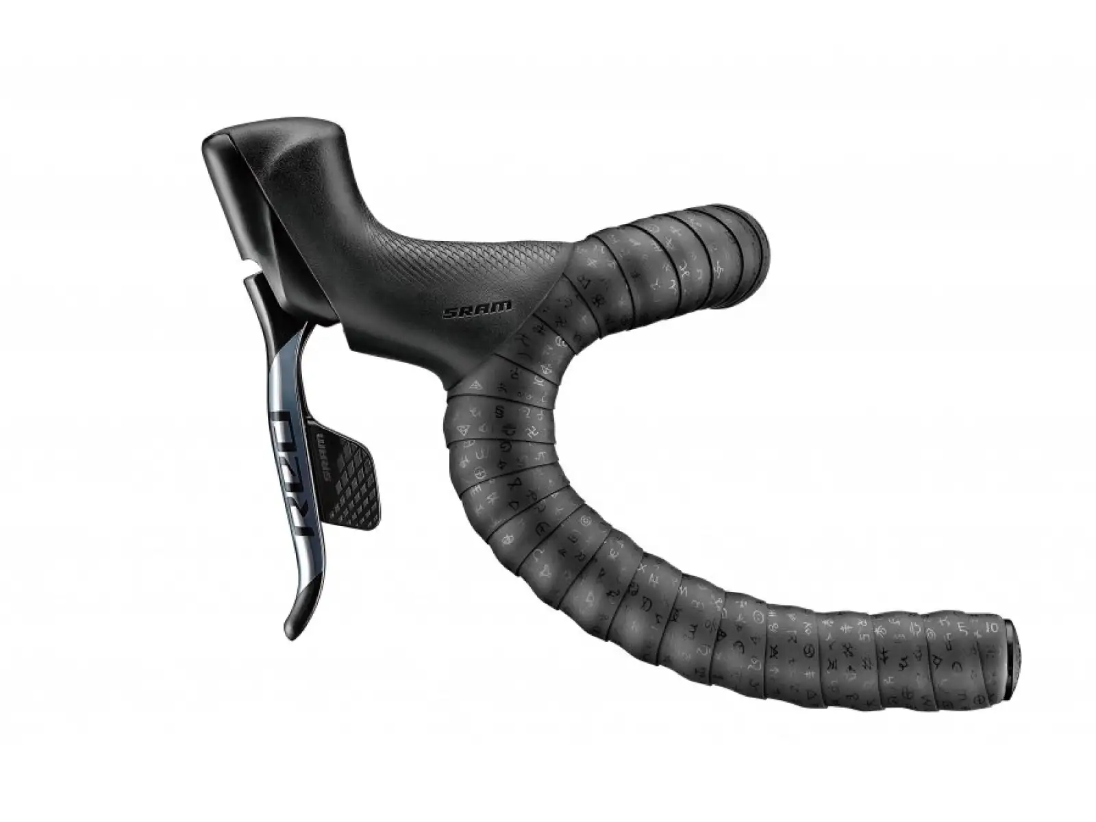 CICLOVATION omotávka Leather Touch Minimalism Hieroglyphic Black