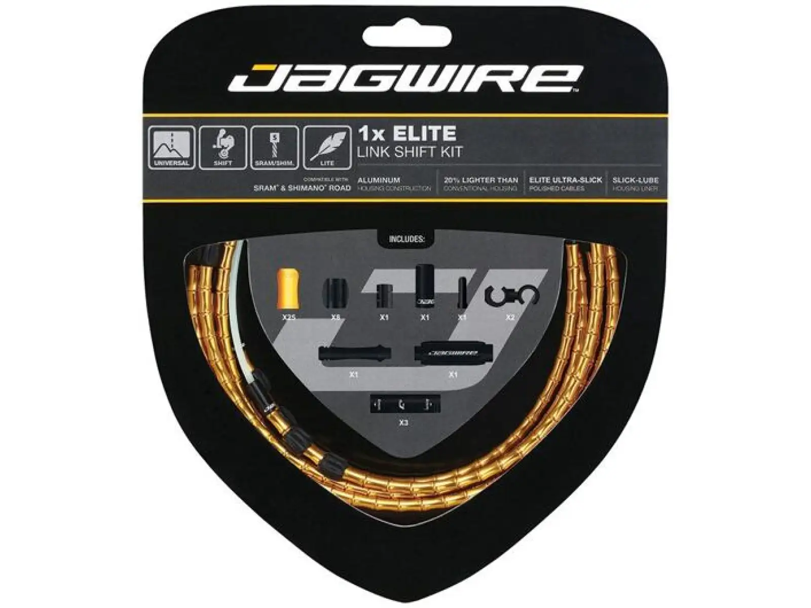 Jagwire 1x Elite Link Shift Kit Schwarz