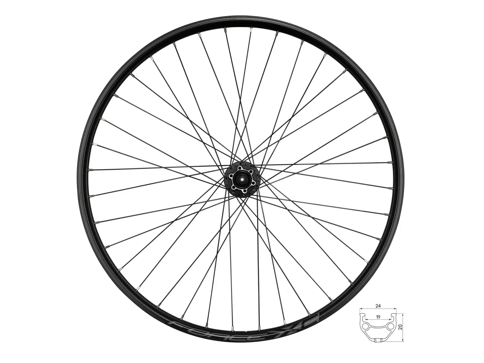 Force XC Disc 29 Hinterrad Laufrad Nabe Shimano