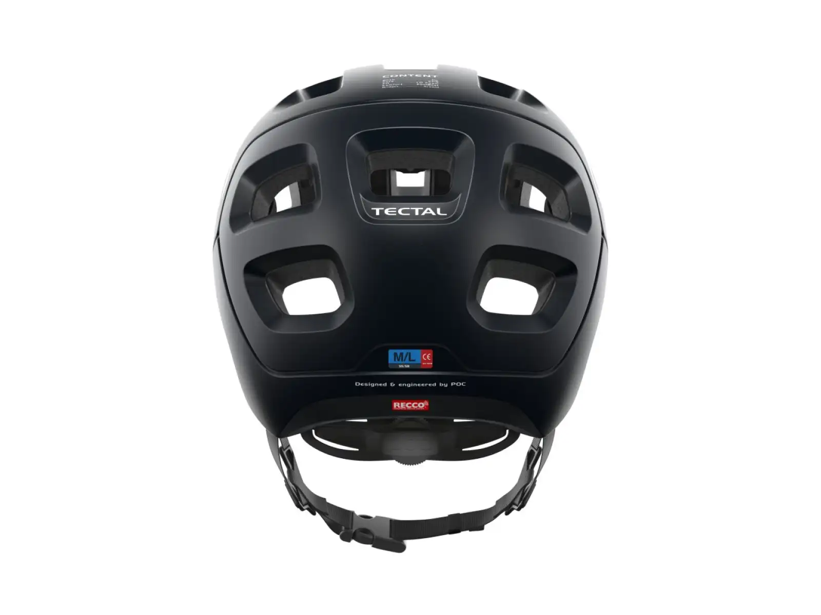 POC Tectal Helm Uranium Black Matt