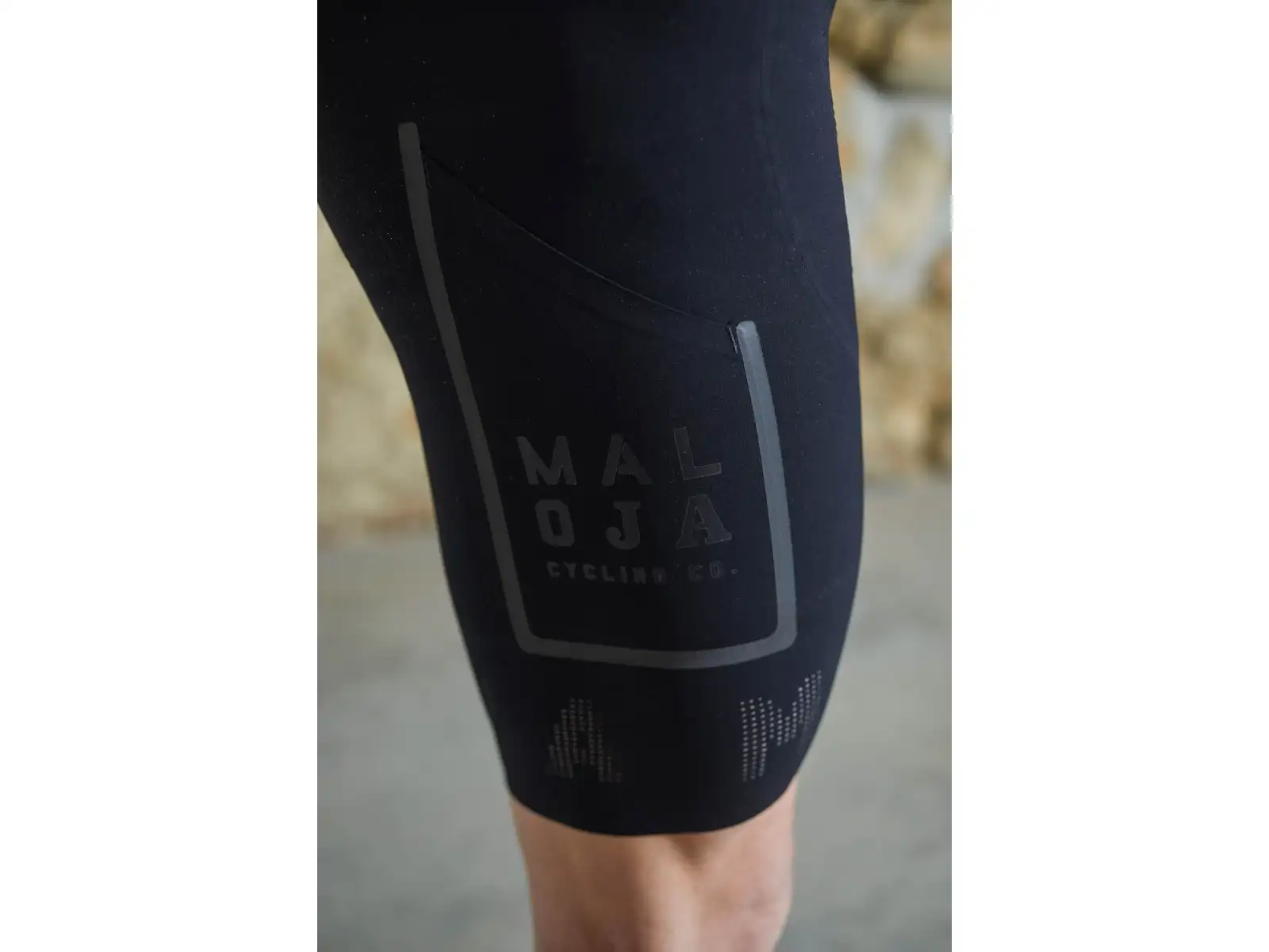 Maloja GoldhaarmoosM. Herren Shorts mit Polster und Latz Moonless