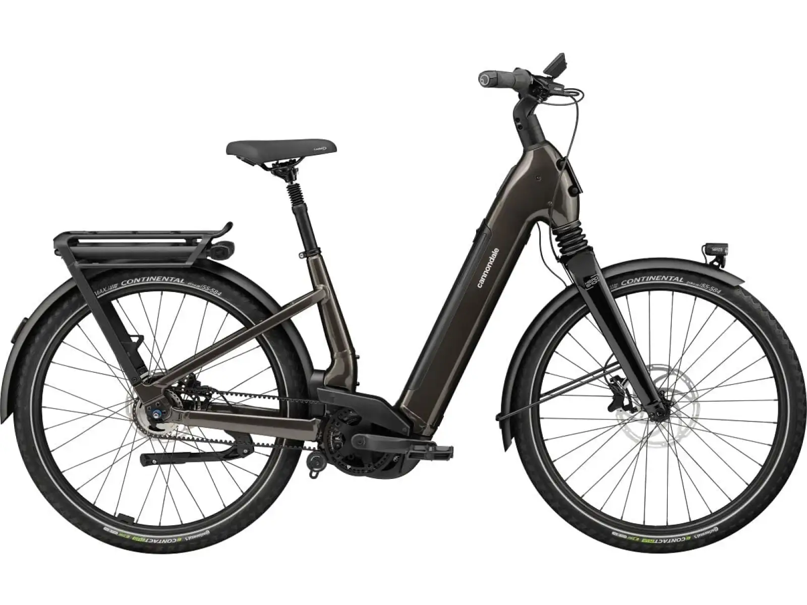 Cannondale Mavaro 2 LSTH Black City-Elektrofahrrad mit tiefem Einstieg
