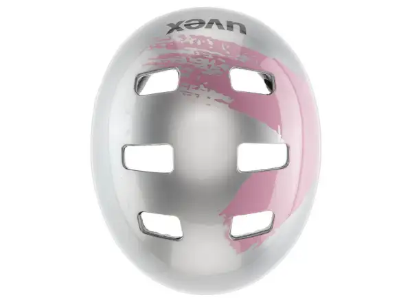 Fahrradhelm Uvex Kid 3 Silber/Rosé