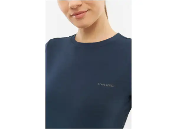 Viking Harvi Damen T-Shirt Kurzarm navy