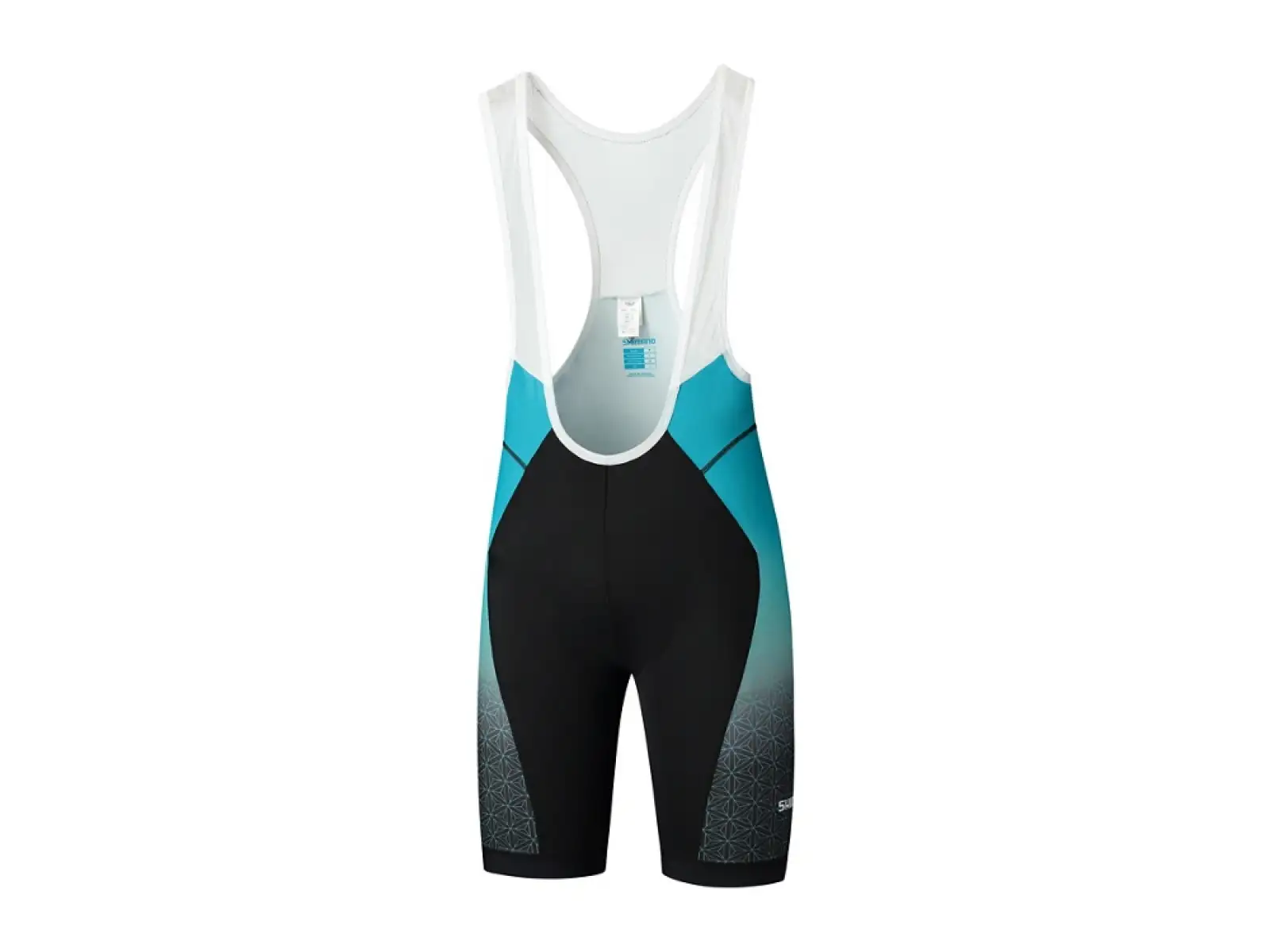 Shimano Team Printed Herren Trägerhose Schwarz-Grün