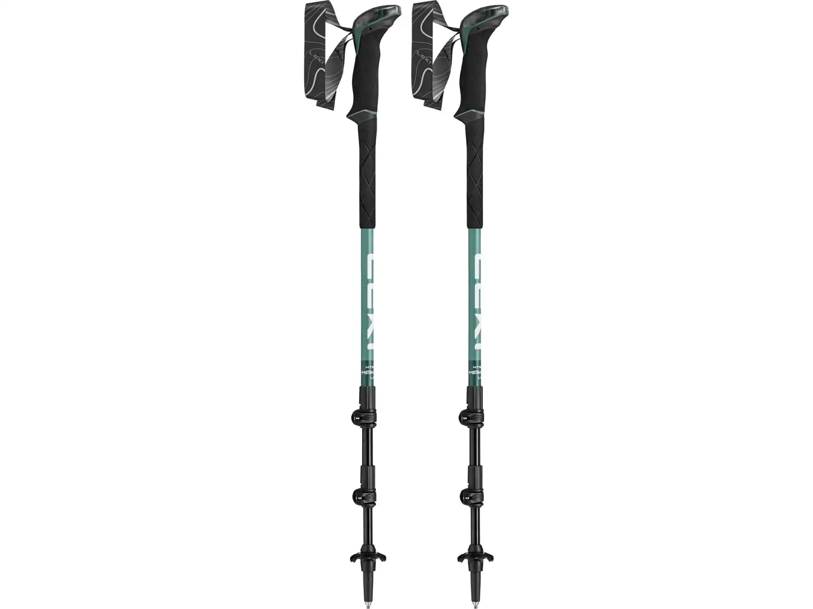 Leki Makalu Lite Trekkingstöcke malachite Green/Dark malachite Green/White