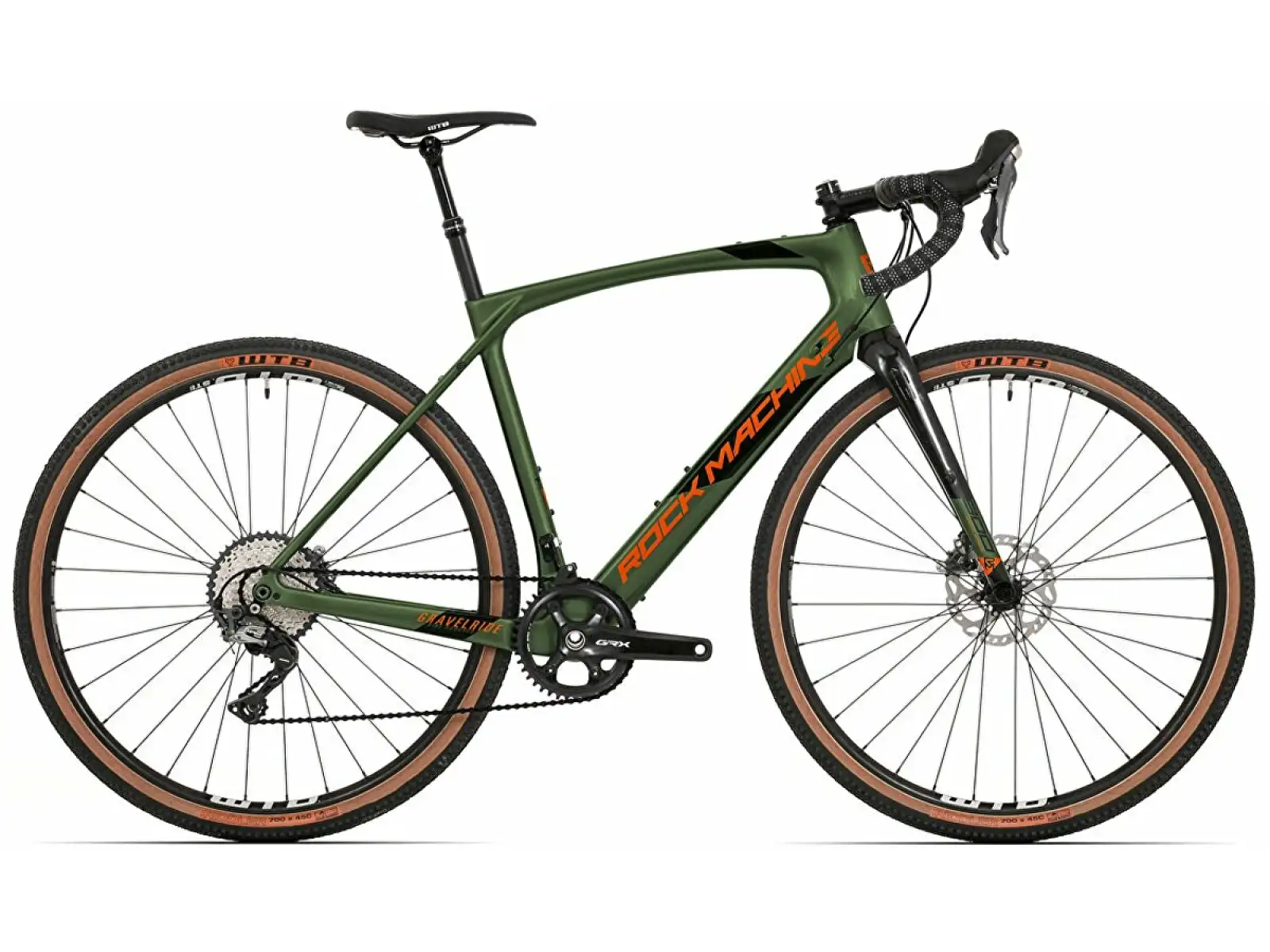 Rock Machine Gravelride CRB 900 in khaki/orange gravel bike.