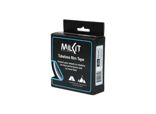 milKit Tubeless Felgenband 10 m x 35 mm Schwarz