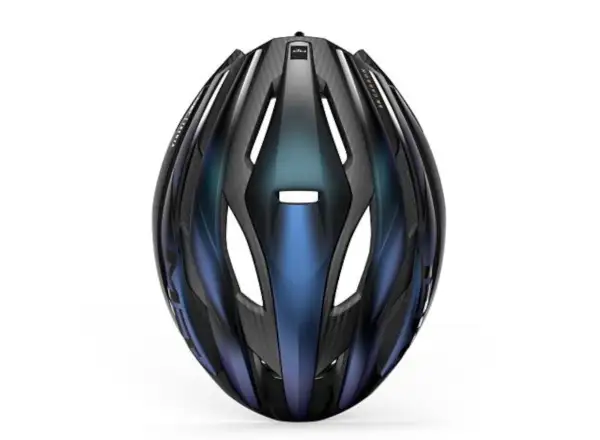 MET Trenta 3K Carbon MIPS Helm Blue Iridescent/Matt