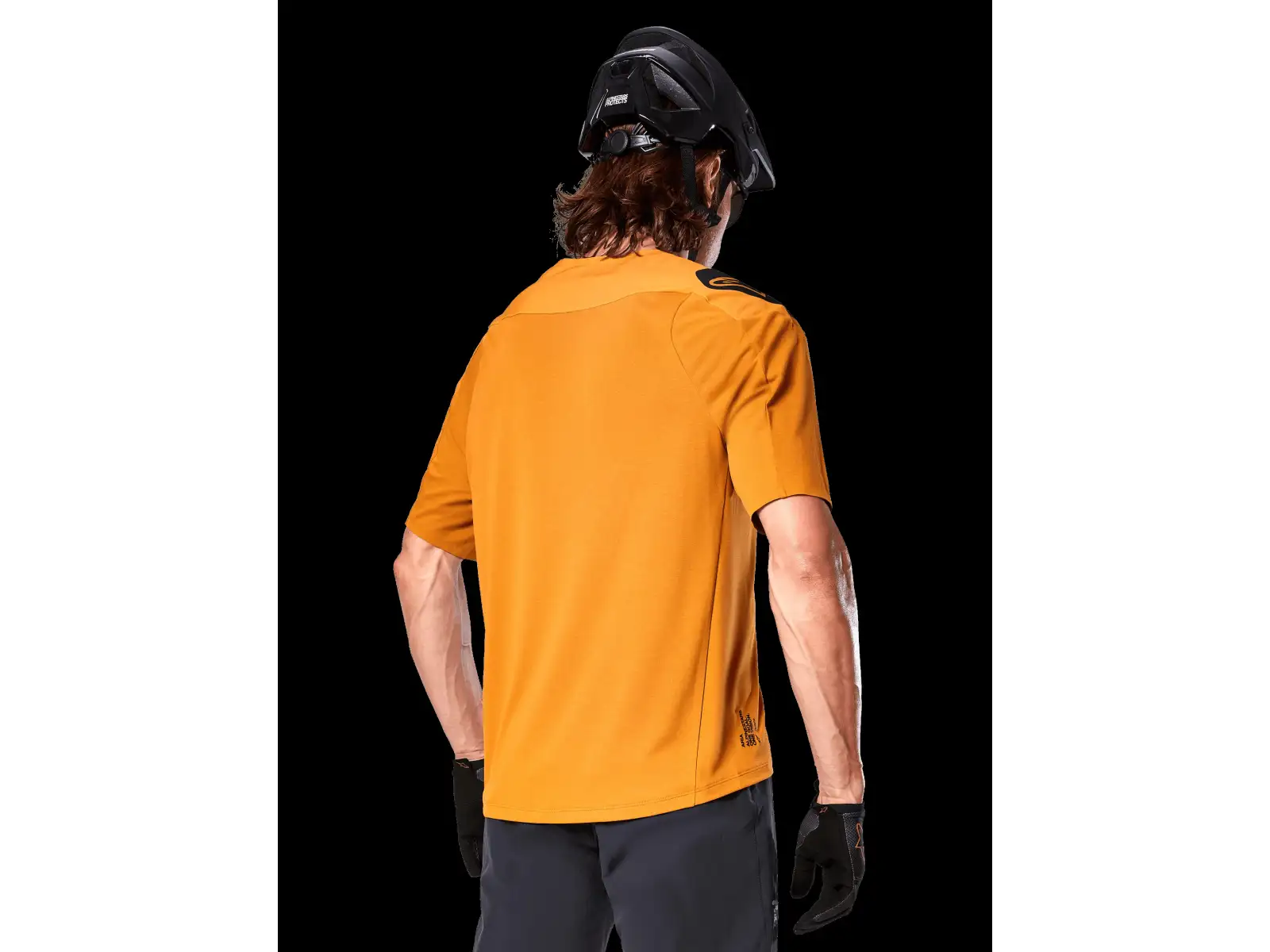 Alpinestars A-Aria Polartec Switch Herren-Trikot kurzarm Dark Gold
