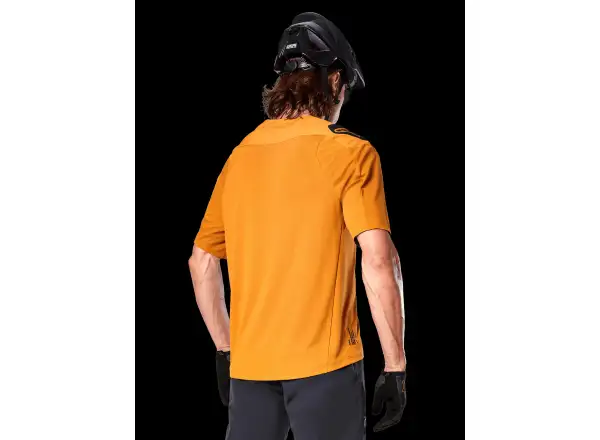 Alpinestars A-Aria Polartec Switch Herren-Trikot kurzarm Dark Gold