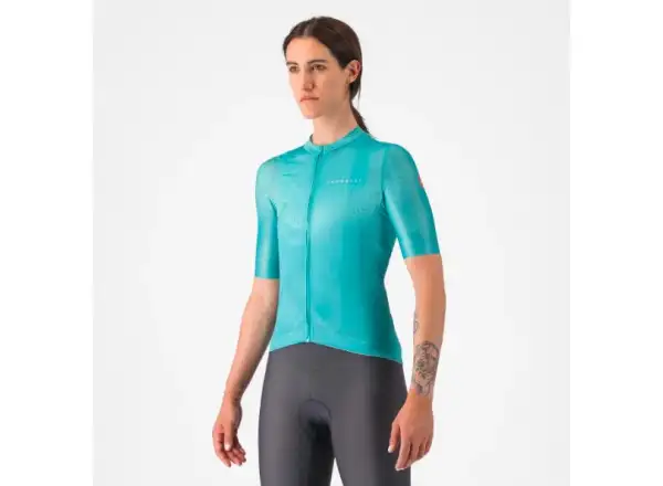 Castelli Fantasia Damen-Trikot Kurzarm Pool Blue