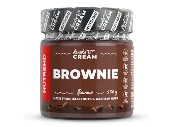 Nutrend Denuts Cream zarte Nusscreme 250 g brownie