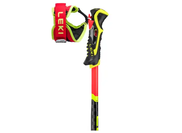 Leki WCR TBS SL 3D Abfahrtstöcke bright red-black-neonyellow