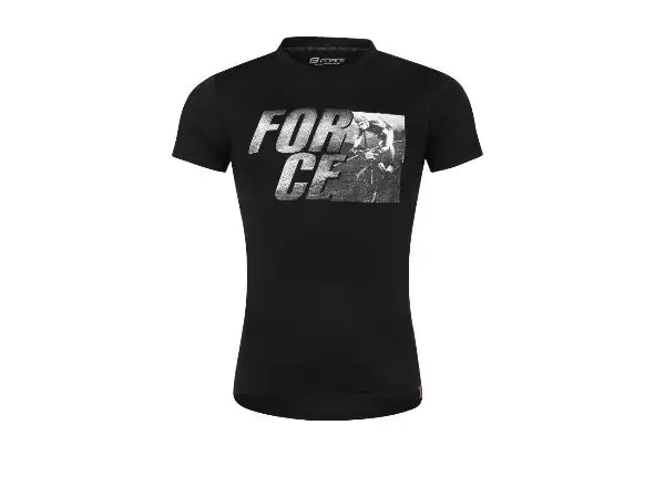 Kraftgeist Herren T-Shirt Kurzarm schwarz
