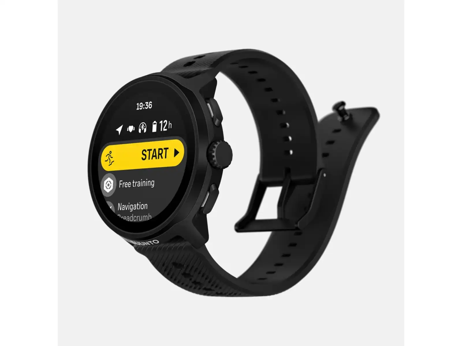 Suunto Run Smartwatch – Silikonarmband All Black