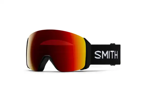 Smith 4D Mag XL Skibrille Black / ChromaPop Sun Red Mirror (2 Gläser)