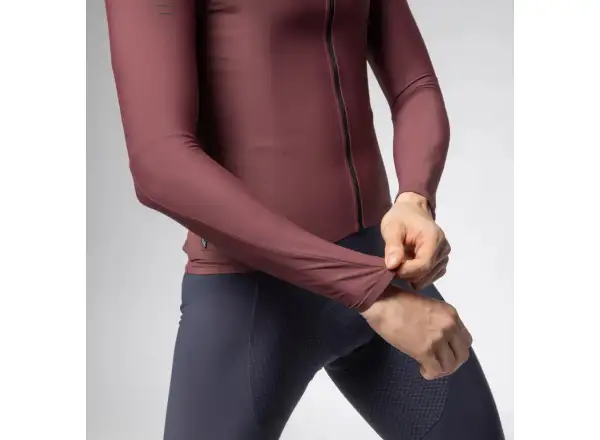 Alé R-EV1 Warm Race Herren Thermotrikot Langarm Burgundy