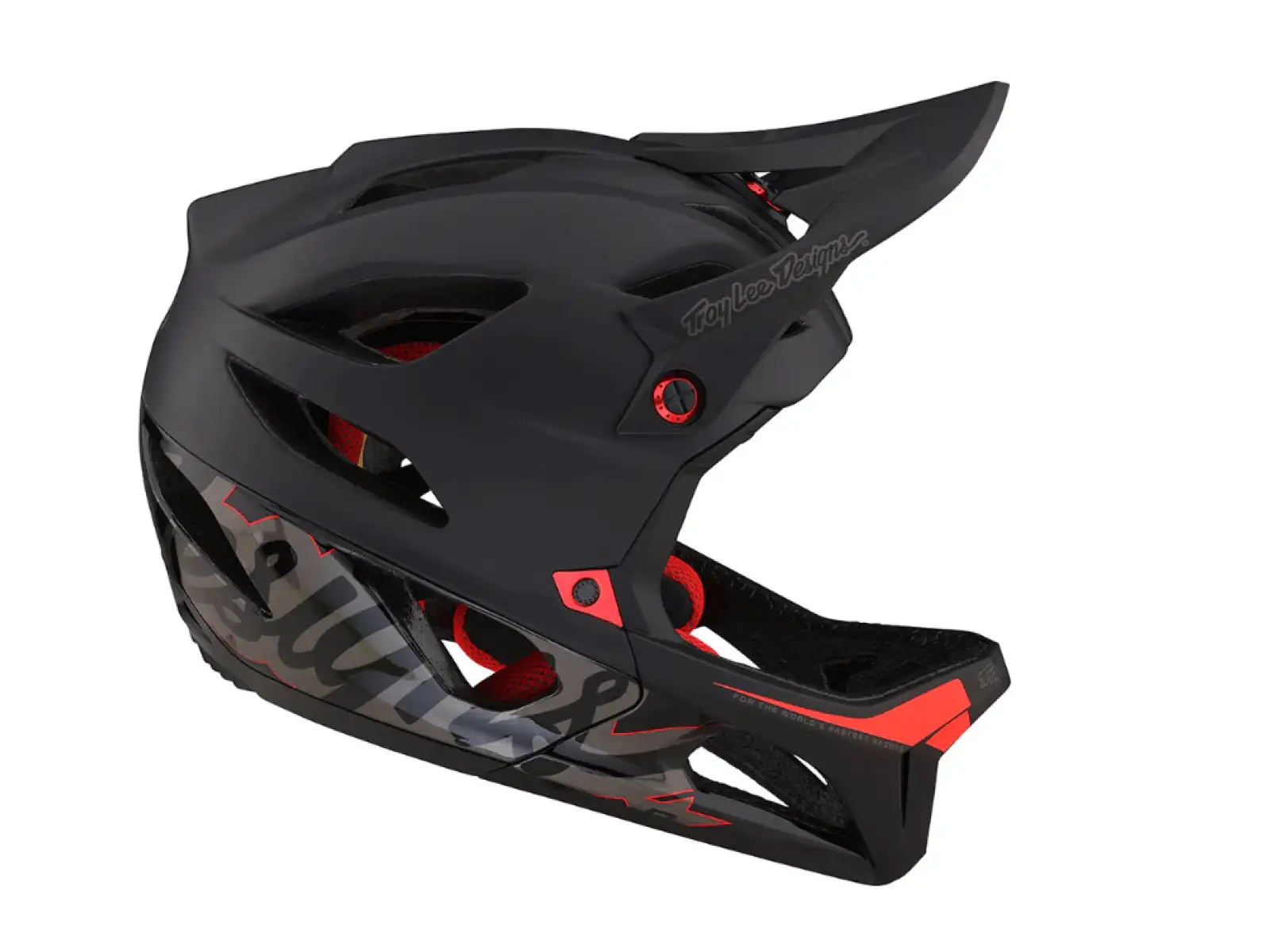 Troy Lee Designs Stage Mips Helm Signature Black.