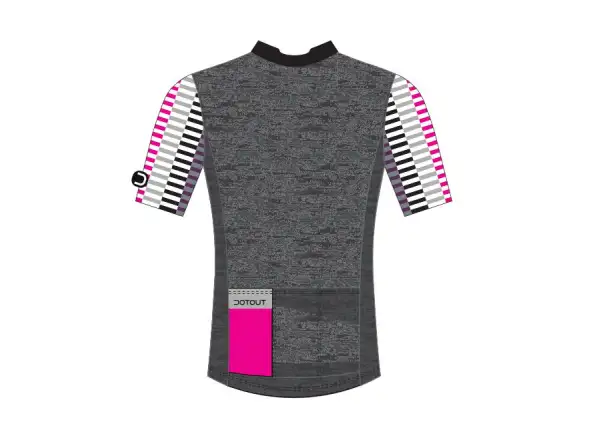 Dotout Flash Herren Kurzarmtrikot melange dunkelgrau