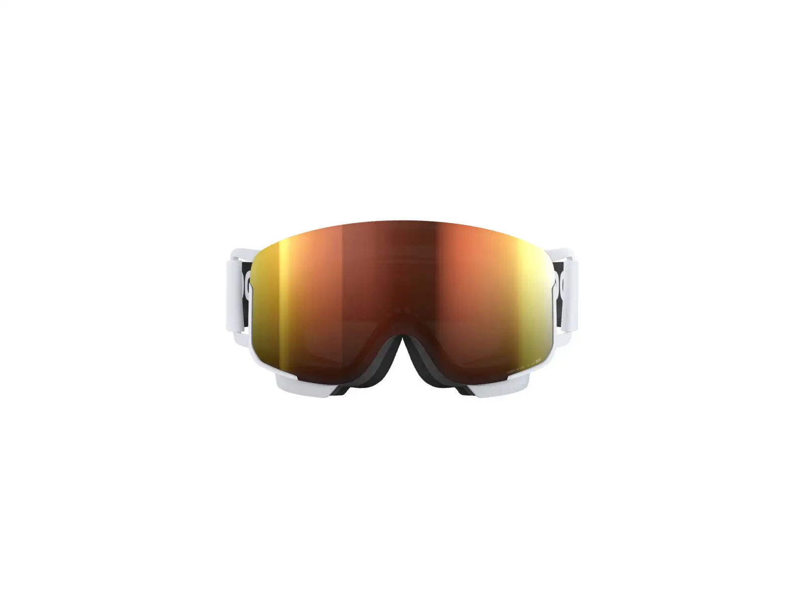 POC Nexal Mid WF Skibrille Hydrogen White/Partly Sunny Orange