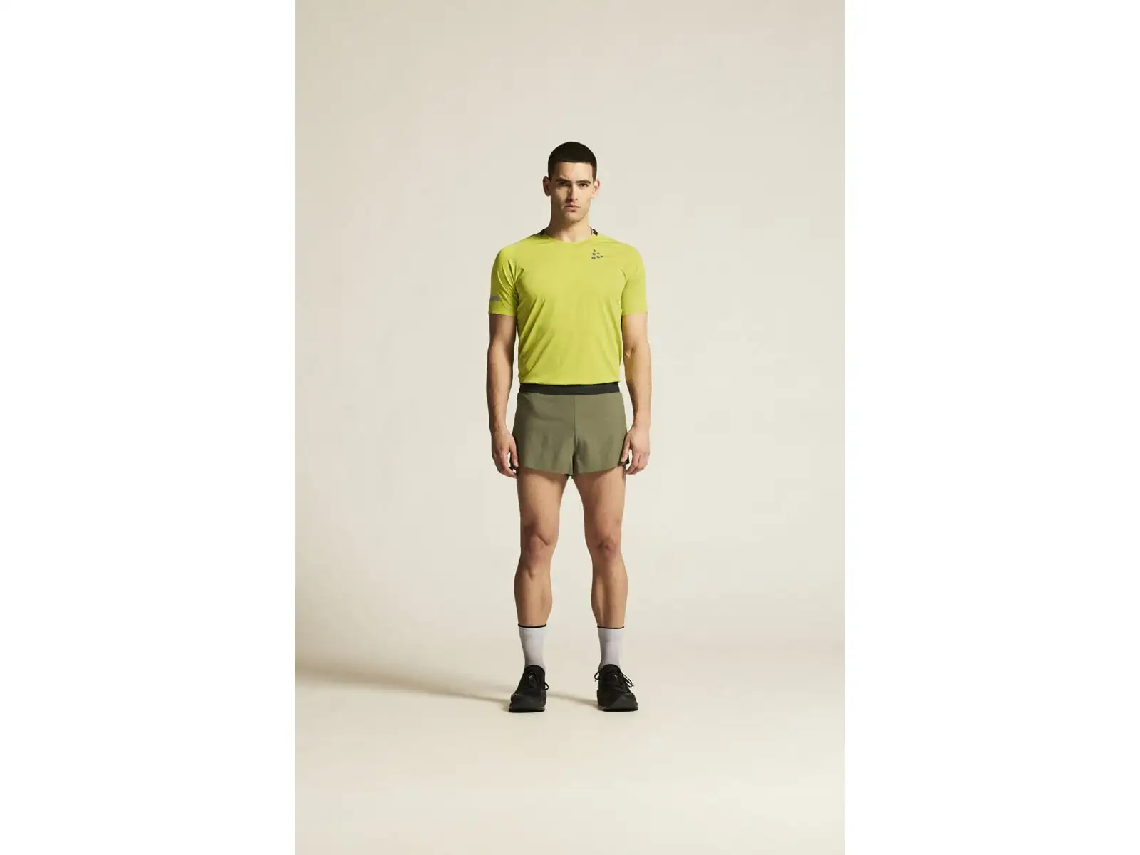 Craft PRO Hypervent Split 2 Herren Laufshorts grün