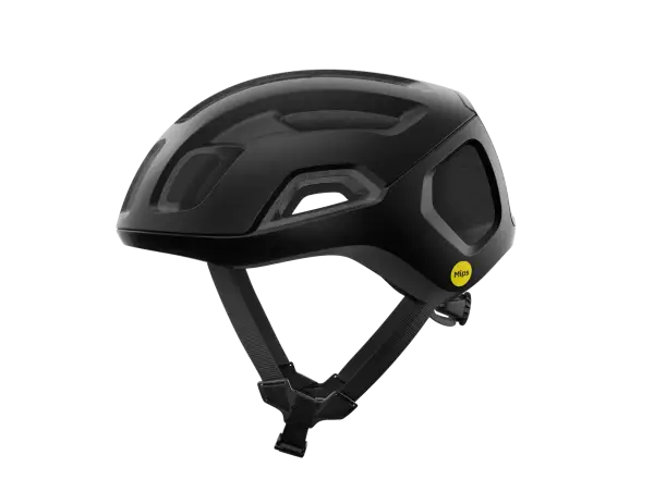 POC Ventral Air MIPS Straßenhelm Uranium Black Matt
