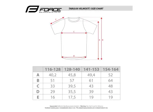 Force Kid MTB Cherry Kindertrikot Kurzarm blau/limegrün