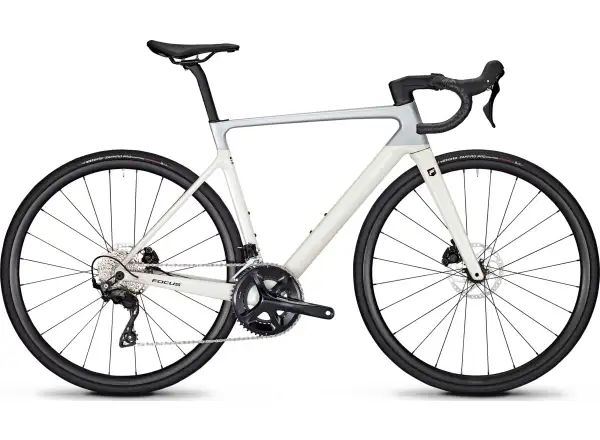 Focus Izalco MAX 8.7 DI Rennrad Silber glänzend/Weiß Metallic glänzend