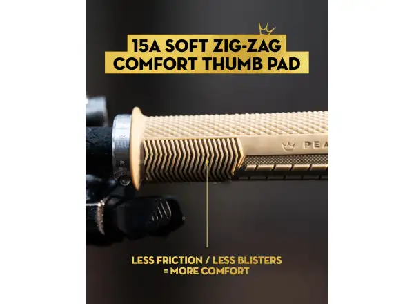 Peatys Monarch Pro Knurl Thick Griffe Brick Red