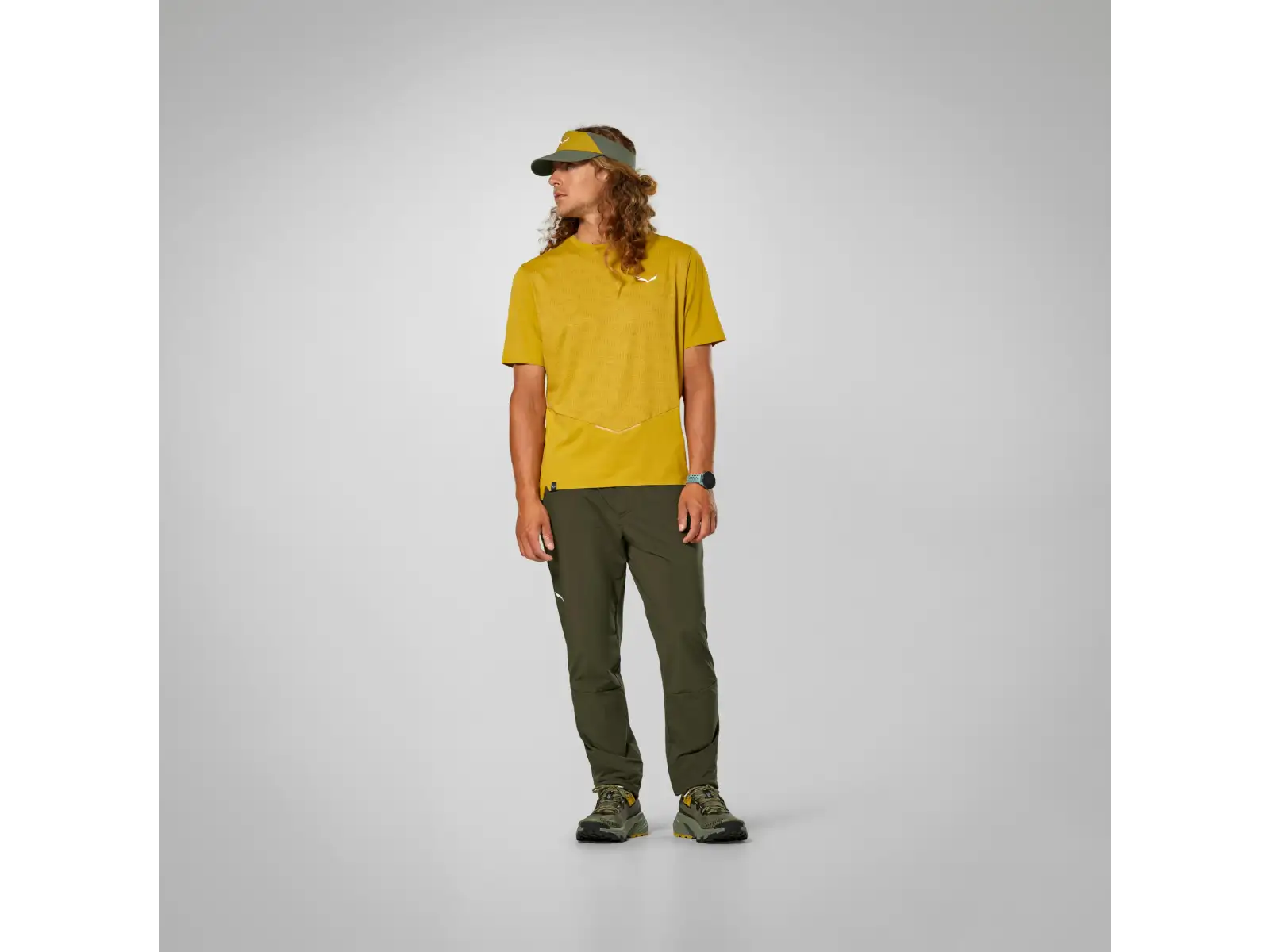 Salewa Pedroc Tech Dry Herren T-Shirt Olive Oil