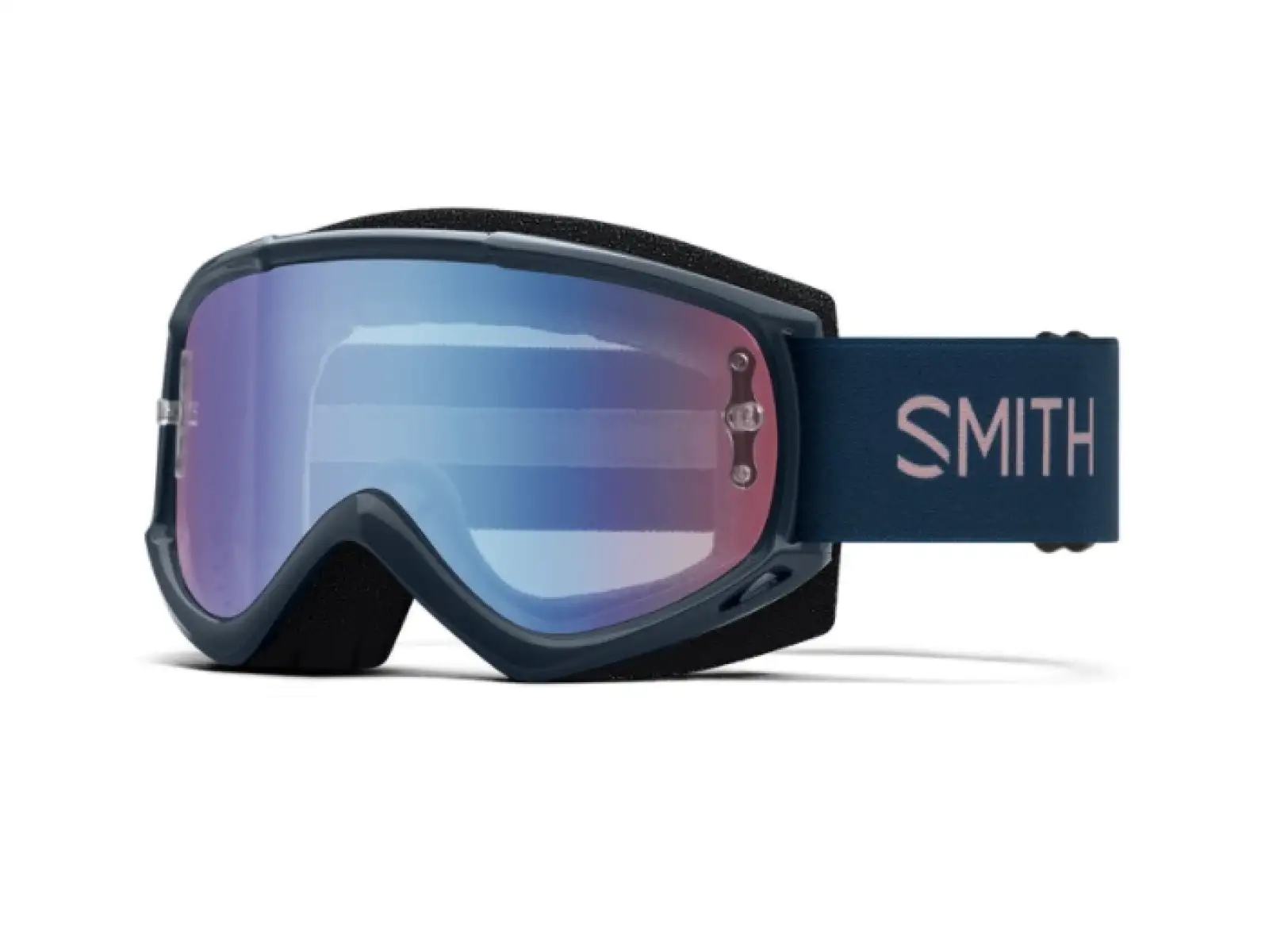 Smith Fuel V.1 Max M Brille French Navy Rock Salt / Blue Sensor Glas.