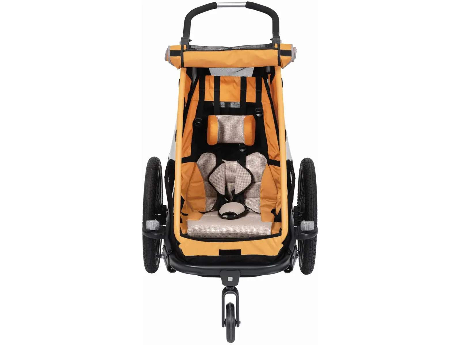 XLC MONOs BS-C09 Kinderanhänger 20" Ringelblume/Anthrazit