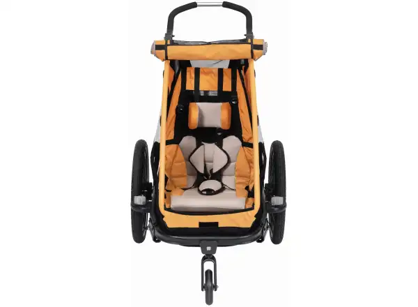 XLC MONOs BS-C09 Kinderanhänger 20" Ringelblume/Anthrazit