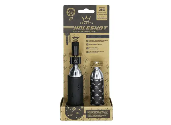 Peatys Holeshot CO2 Kit 25 g Schwarz
