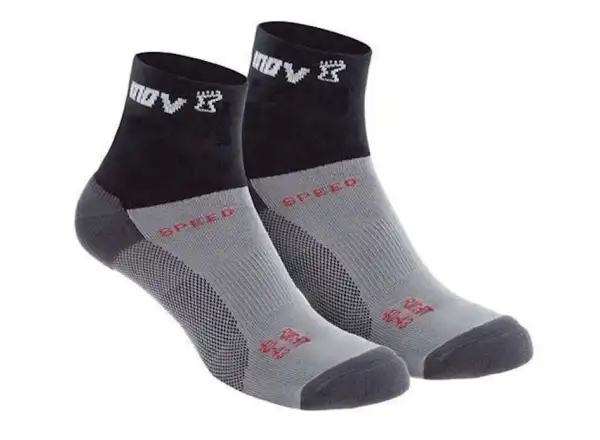 Inov-8 Speed Sock mittelhoch Schwarz