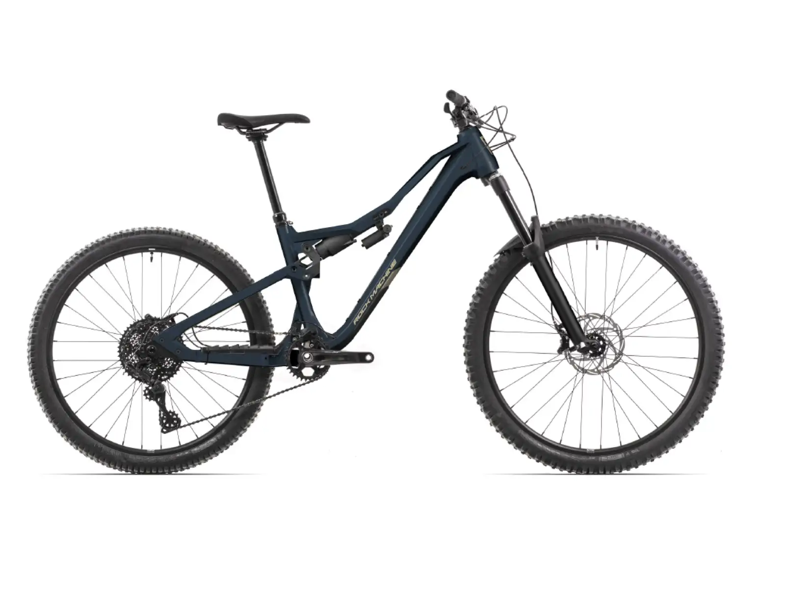 Rock Machine Whizz FS I 50 Mountainbike Matte Milliardär Blau.