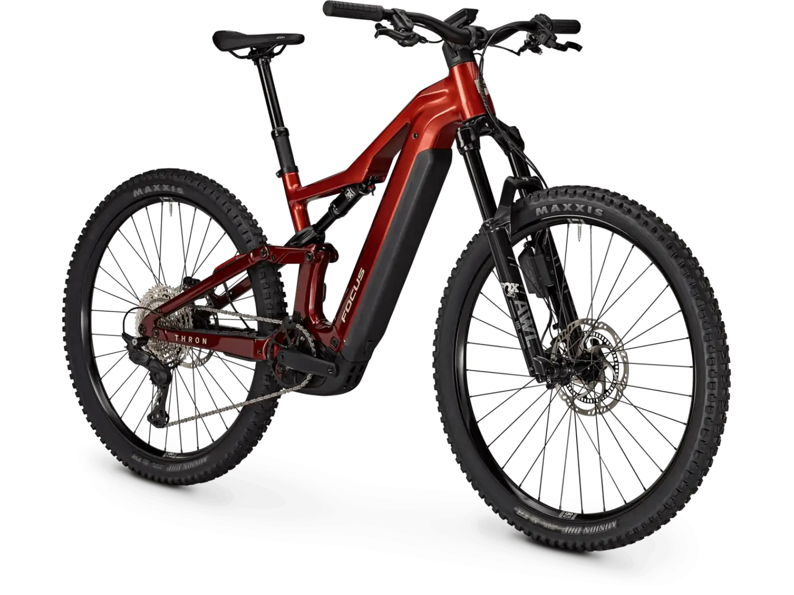 Focus THRON 9 720Wh vollgefedertes E-Bike Maroonred / Darkmaroon