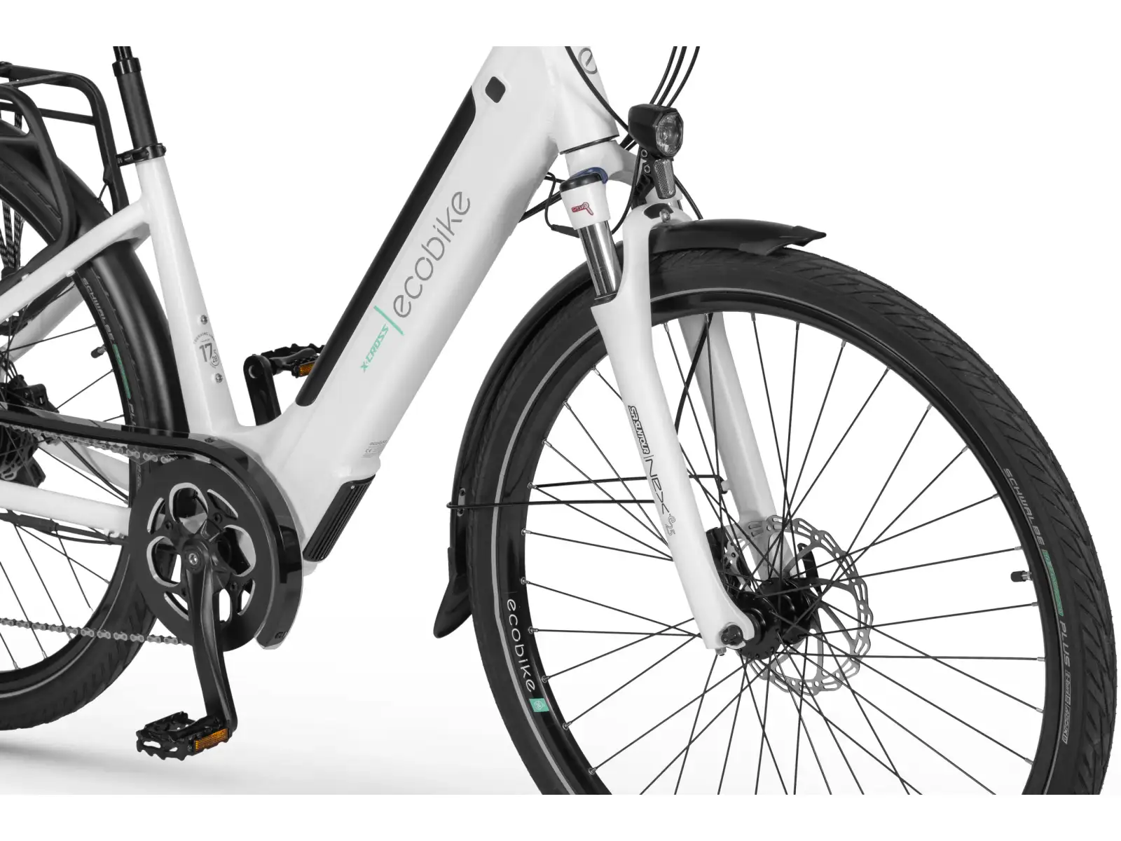 Ecobike X-Cross 630 Wh weiß Trekking E-Bike