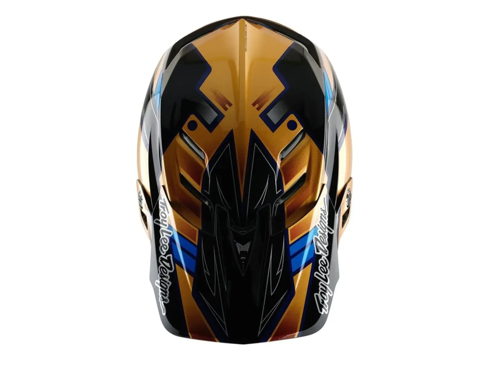 Troy Lee Designs D4 Composite Integralhelm Royalty Black/Gold
