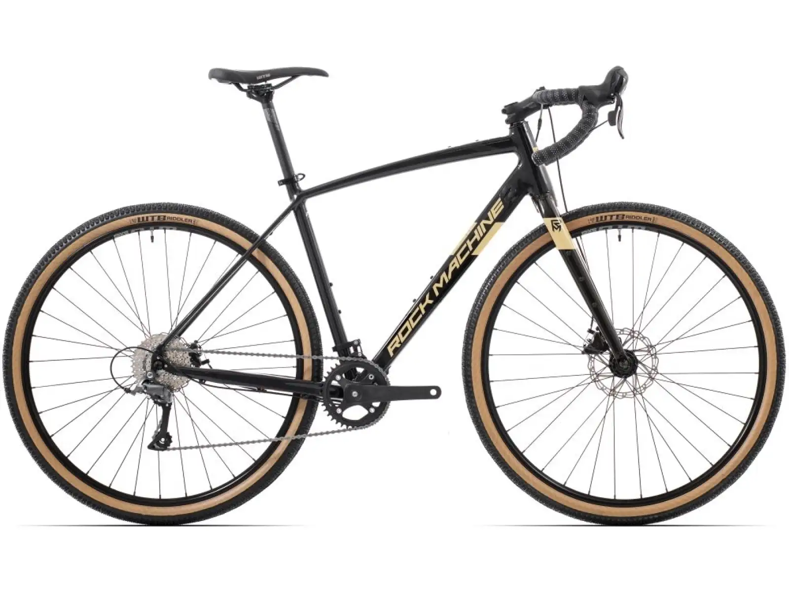 Rock Machine Gravelride 200 Gravelrad Gloss Black/Sand