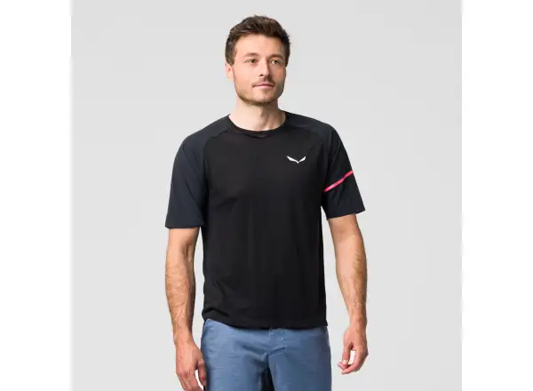 Salewa Vento AM Herren T-Shirt Kurzarm Black Out