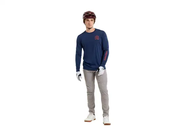 Troy Lee Designs Skyline Ride Herren-Trikot Langarm Locals/Midnight